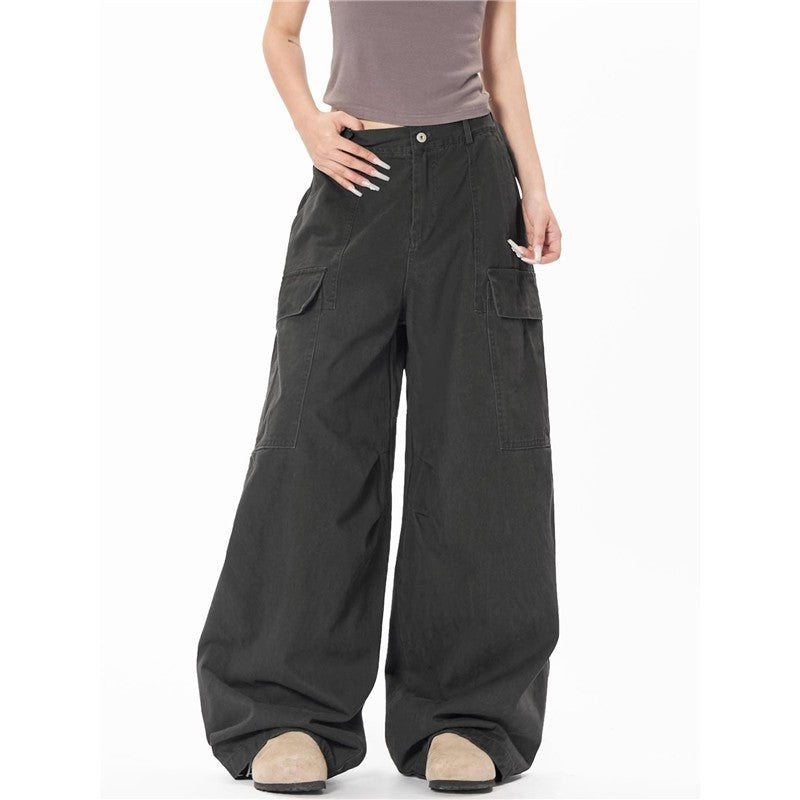 Loose Wide Leg Cargo Pants