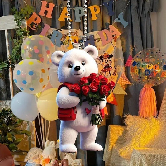 Christmas Tree Car Acrylic Ornament Pendant