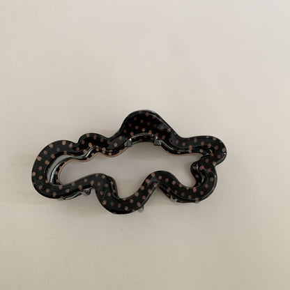 Color Block Polka Dots Hair Claw Clips