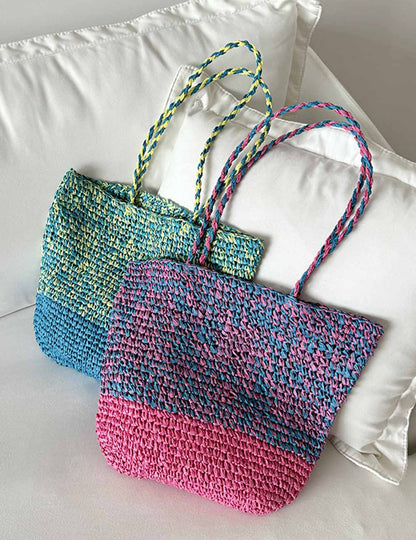 Casual Sraw Large Capacity Tote Bags