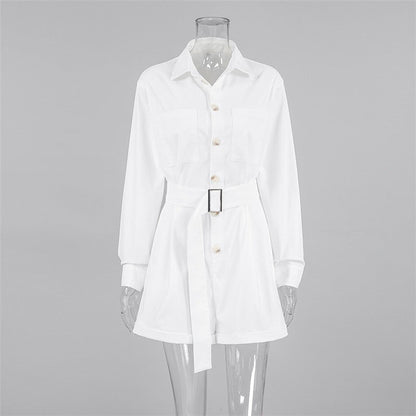 Stylish Long Sleeve High Waist Jumpsuit