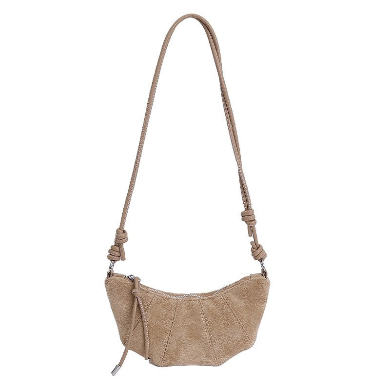 Matte Solid Color Shoulder Tote Bag