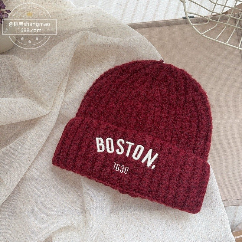 Baby Embroidered Knit Beanie