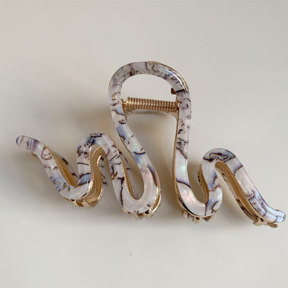 Irregular Wave Large Nonslip Hair Clips