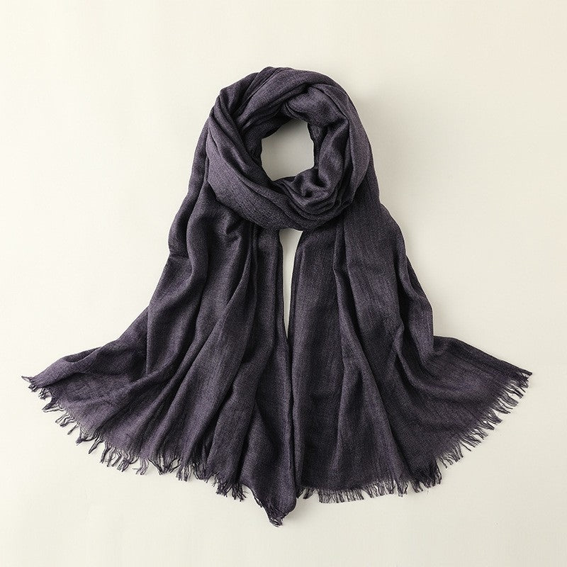 Cotton And Linen Sun Protection Beach Scarf