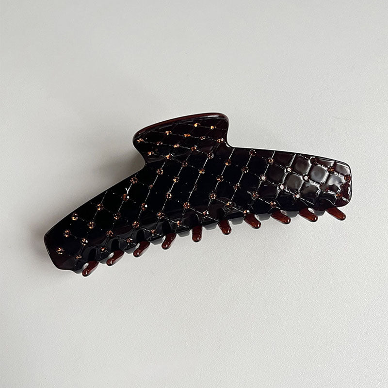Rhinestone Solid Color Large Hair Claw