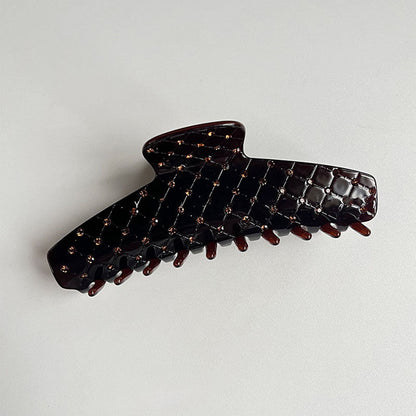 Rhinestone Solid Color Large Hair Claw