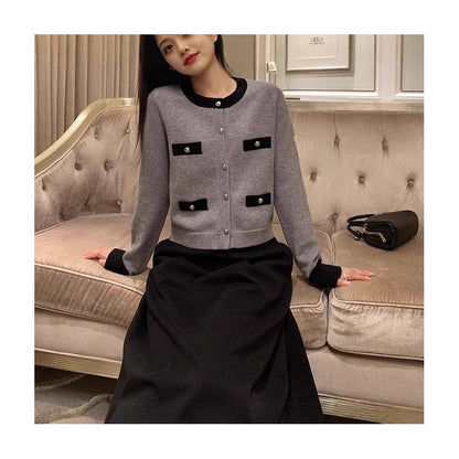 Chanel Style Knit Cardigan