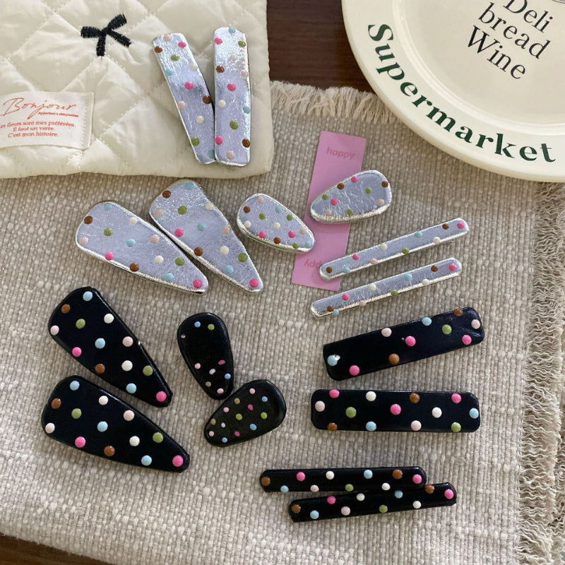 2+ Colorful Point Sweet Cute Hair Clips