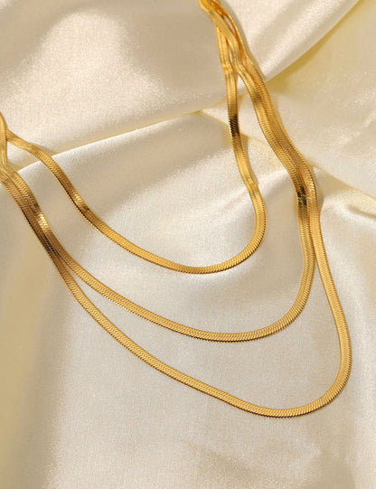 Triangle Layered Vintage Simple Necklace