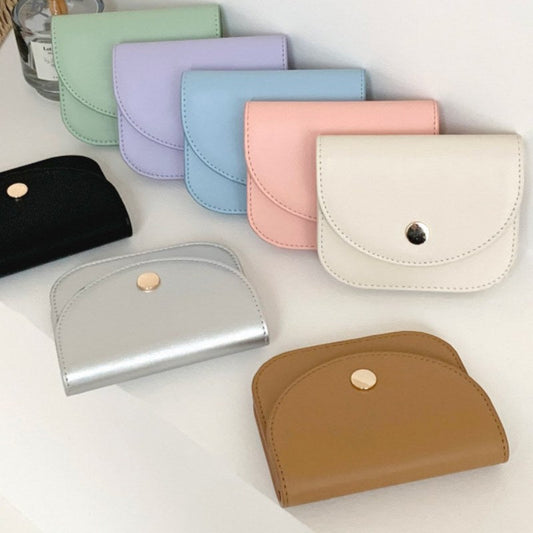 Solid Color Simple Card Cases Wallets