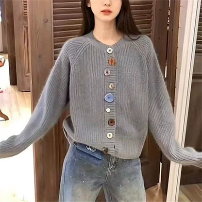 Loose Knit Sweater Coat