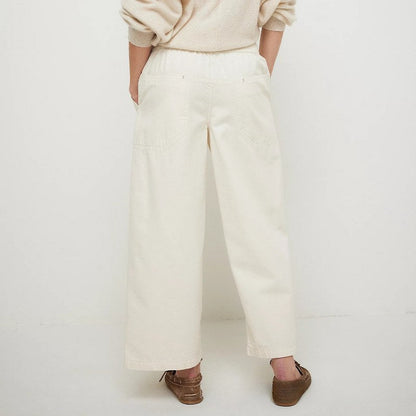 Loose Midi Rise Waist Straight Jeans