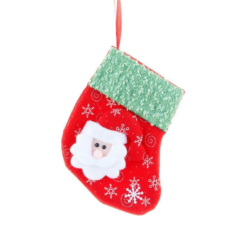 Christmas Socks Gift Bag Small Christmas Socks Pendant Christmas Tree Pendant