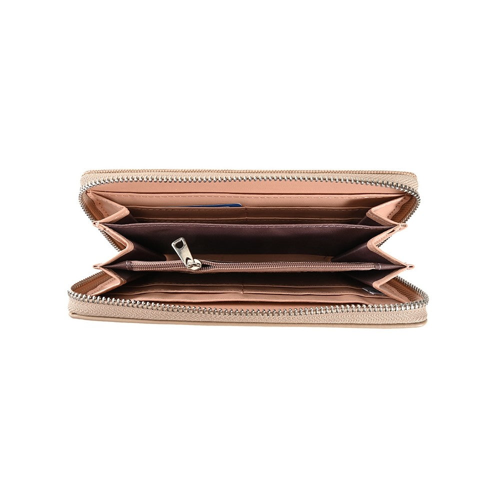 PU Leather Zipper Coin Purse Handbag Cell Phone Bag