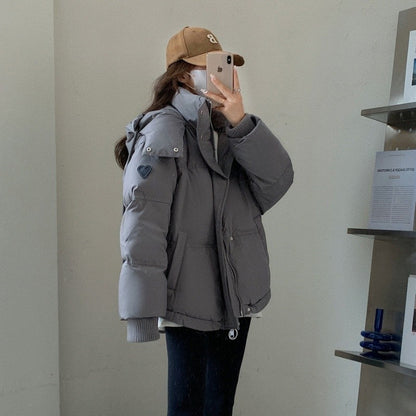 Solid Color Short Cotton Jacket