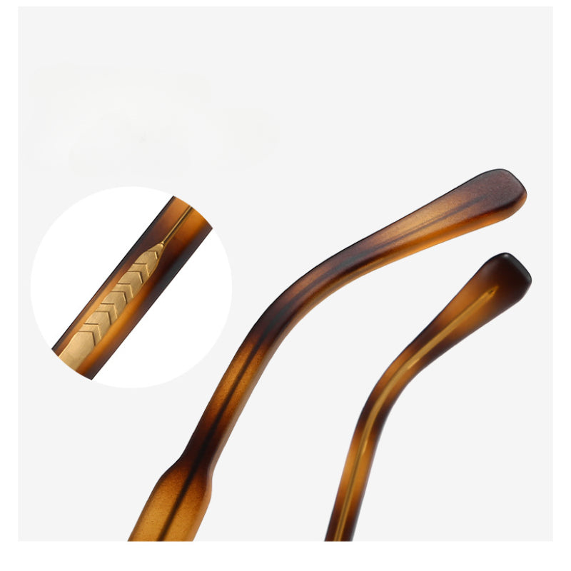 Color Block Frame Polarized Sunglasses