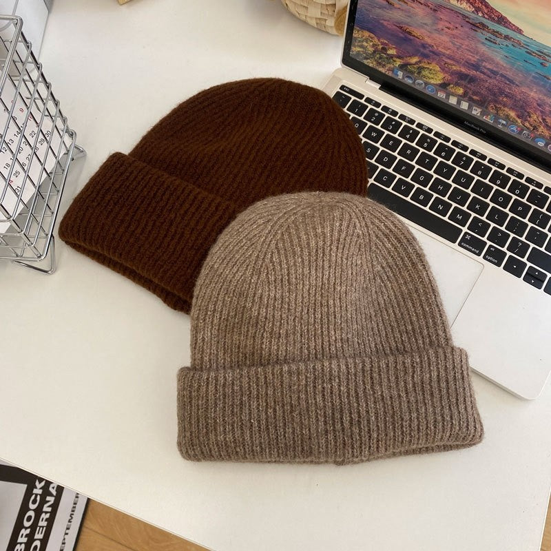 Solid Color Knit Beanie