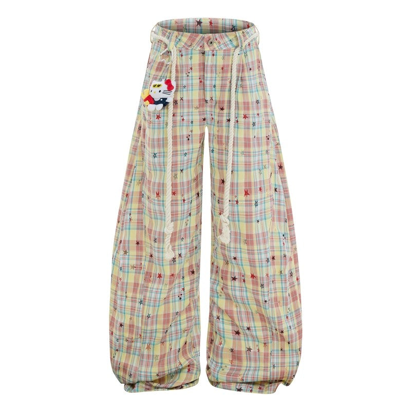 Sweet Curve Pants High Waist Wide Leg Casual