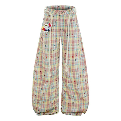 Sweet Curve Pants High Waist Wide Leg Casual