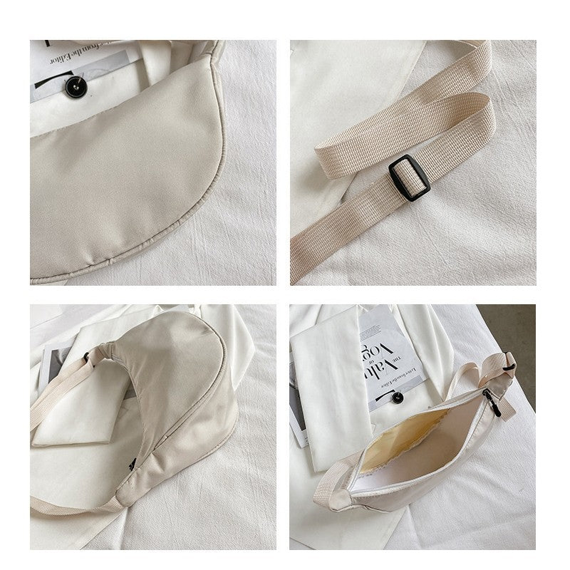 Cow Printed Crossbdody Dumpling Bag