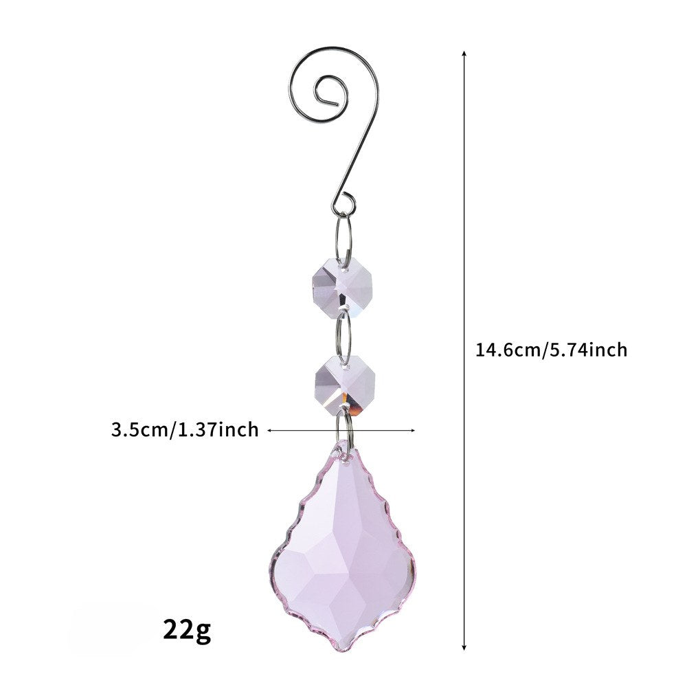 Leaf Crystal Pendant Suncatcher Hangings