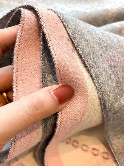 Imitation Cashmere Printed Double-Side Shawl Scarf