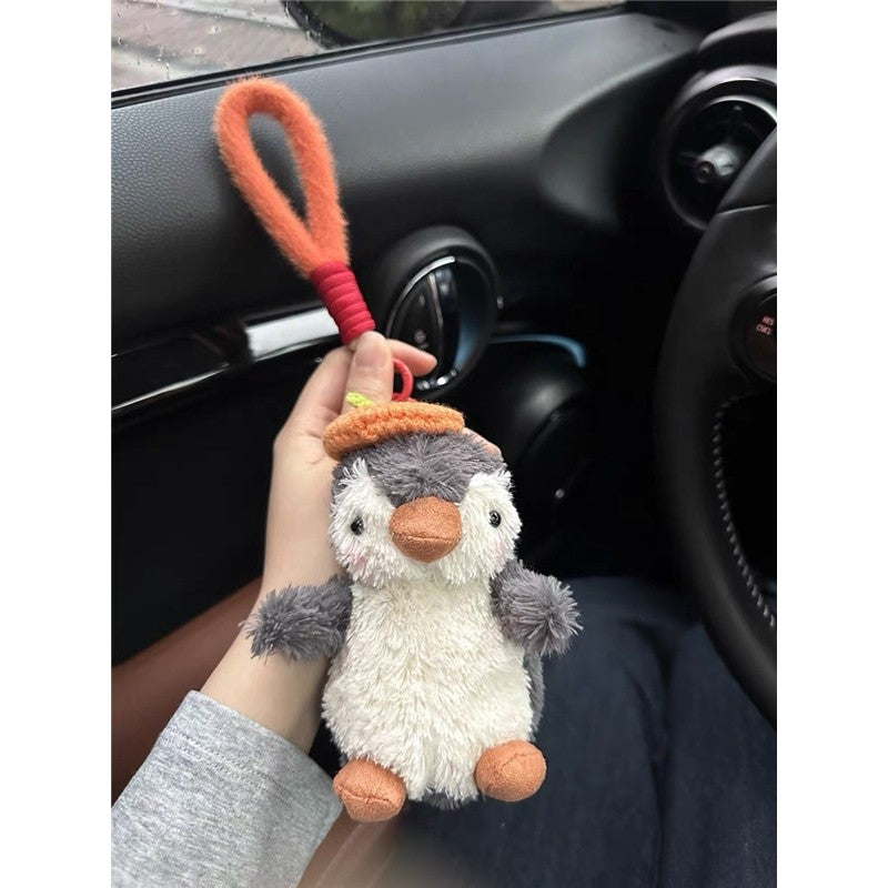 Plush Penguin Keychain Pendant