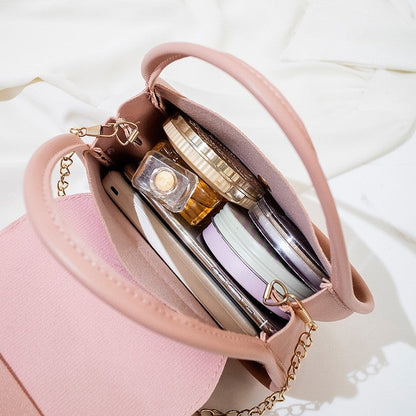 Women's Temperament Solid Color Fashion Handbag