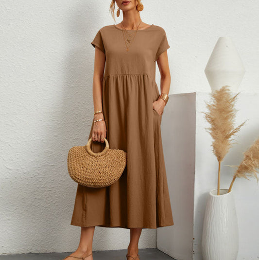 Summer Vintage Fashion Casual Women's Dress