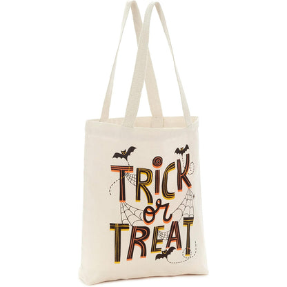 Bolsa de lona con diseño de calabaza fantasma de Halloween