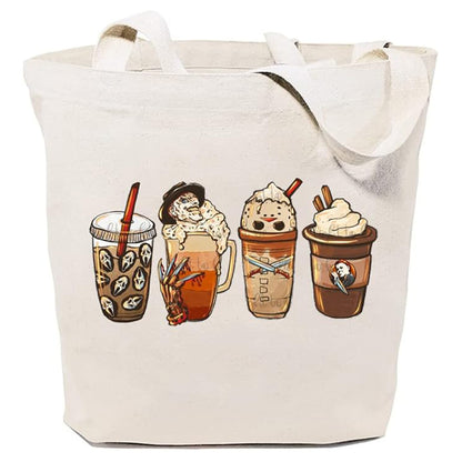 Bolsa de lona con diseño de calabaza fantasma de Halloween