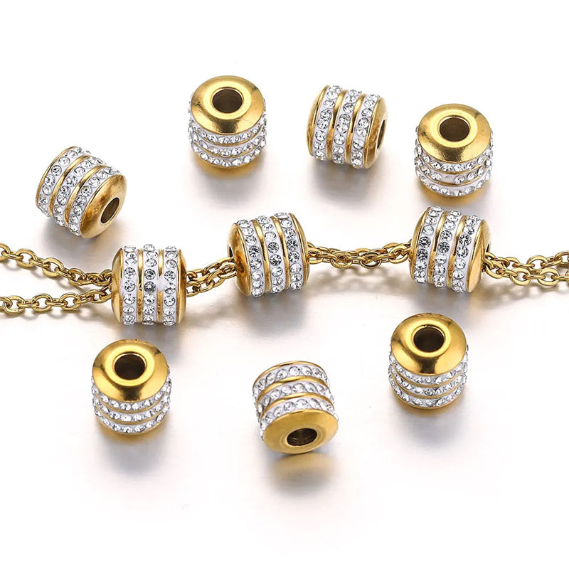 Collar con anillo de diamantes de imitación exquisito para mujer
