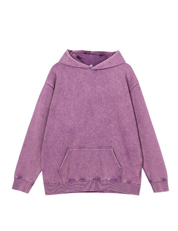 Washed Hooded Casual Oversize Hoodie