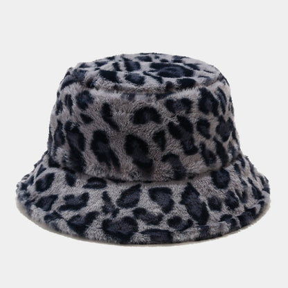 Versatile Leopard Print Thicken Bucket Hats