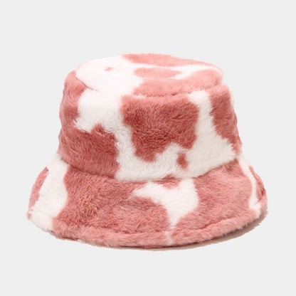 Colorful Cow Pattern Winter Bucket Hat