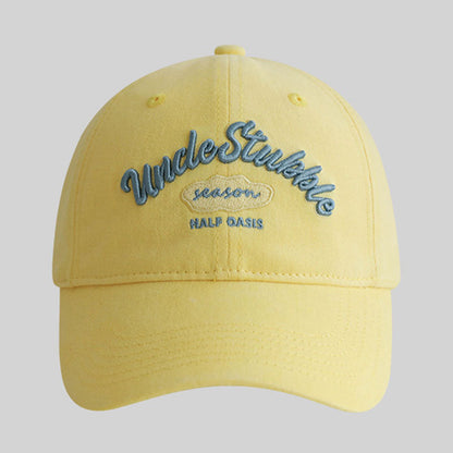 Trendy Sunshade Letter Embroidered Baseball Cap