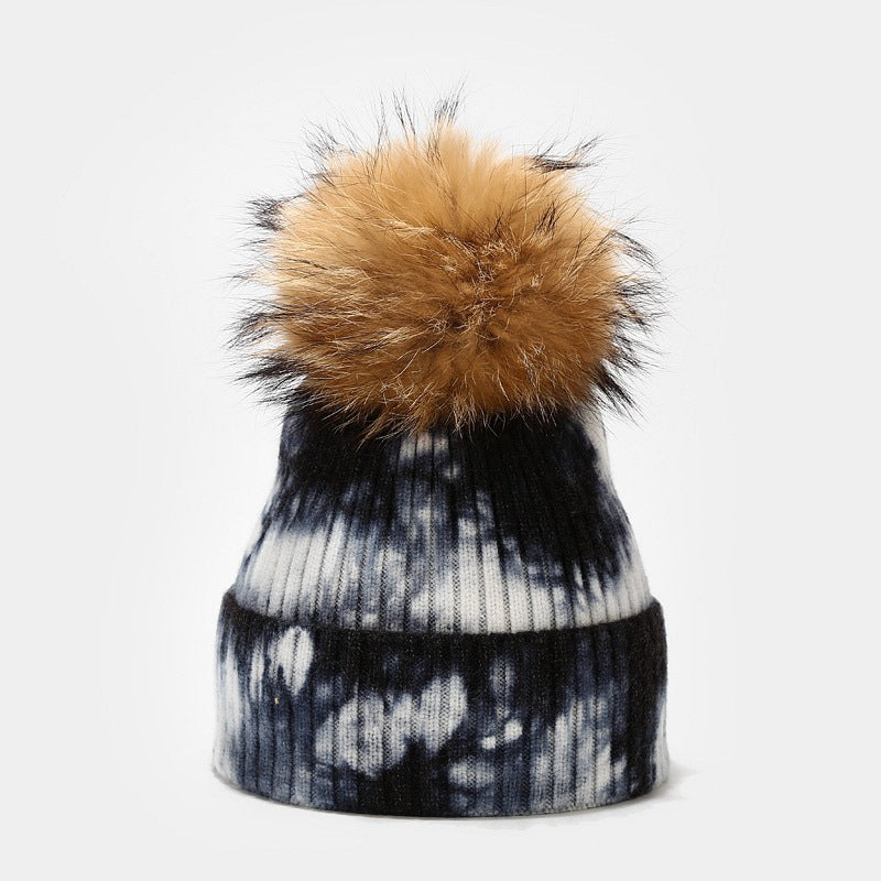 Bleeding Outdoors Windproof Knit Pom Beanie