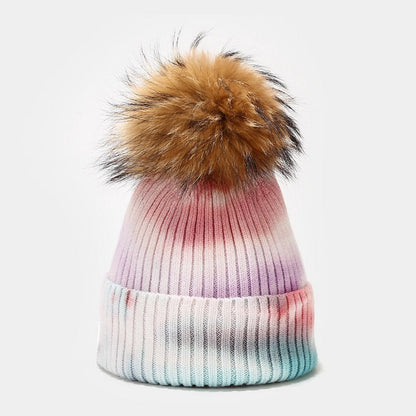 Bleeding Outdoors Windproof Knit Pom Beanie
