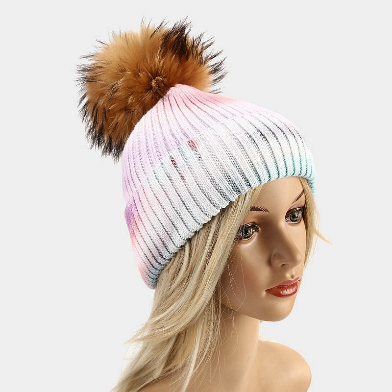 Bleeding Outdoors Windproof Knit Pom Beanie