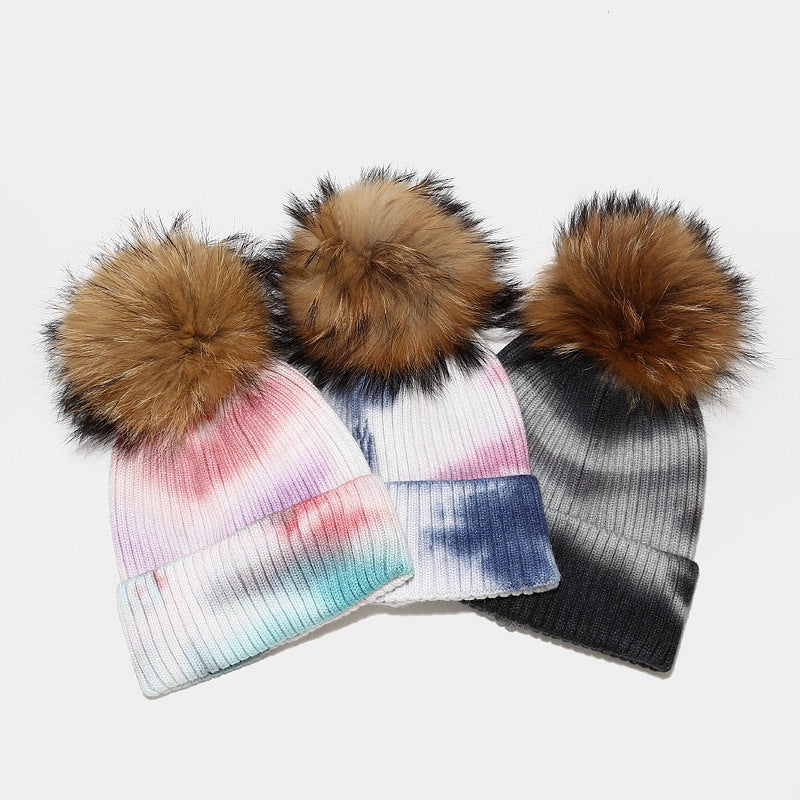 Bleeding Outdoors Windproof Knit Pom Beanie