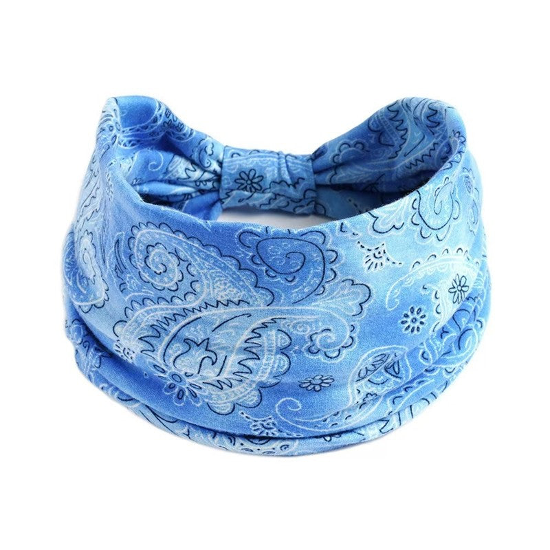 Printed Knot Elastic Headband