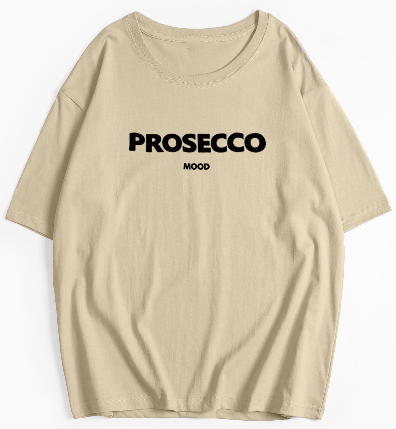 Letter Print Loose Short Sleeves Top