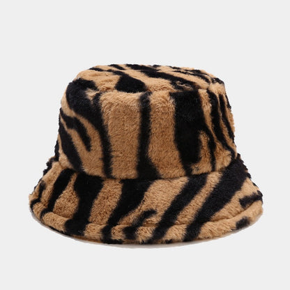 Contrast Color Stripe Thicken Bucket Hats