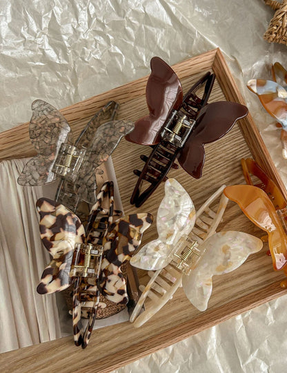 2+Butterfly Multicolor Elegant Hair Clips