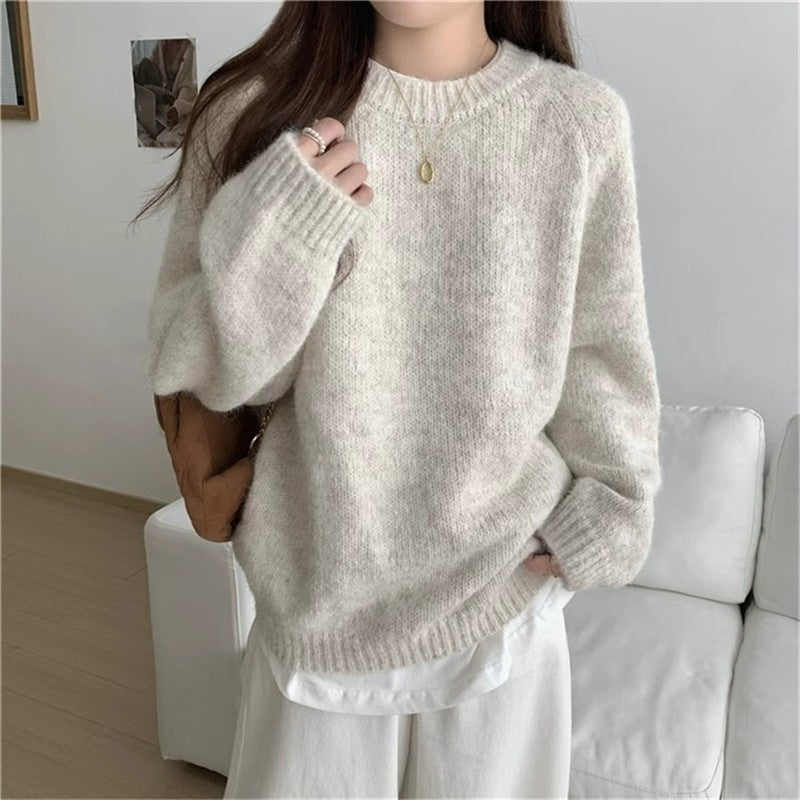 Round Neck Pullover Sweater
