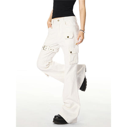 Slim Fit Multi Pocket Casual Pants