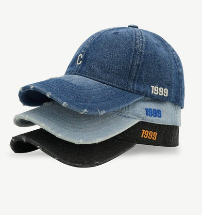 Ripped Vintage Embroidered Baseball Caps