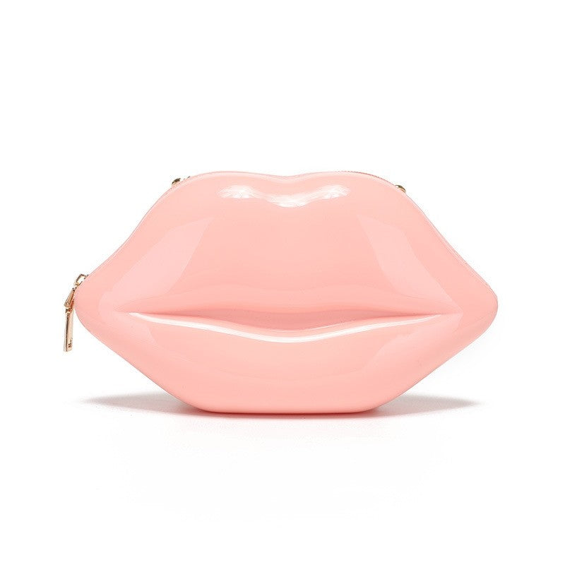 Mini Cute Jelly Sexy Lip Chain Crossbody Bag