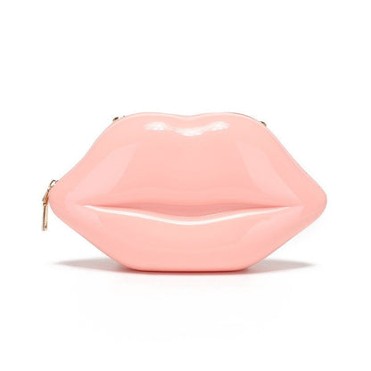Mini Cute Jelly Sexy Lip Chain Crossbody Bag